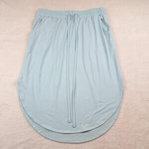 Columbia PFG Skirt Womens Large Light Blue High Low Hem Maxi Fishing Outdoors